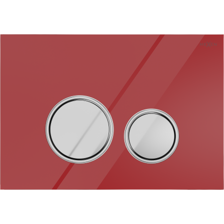 Mexen Fenix 06 öblítő gomb, piros - 600627