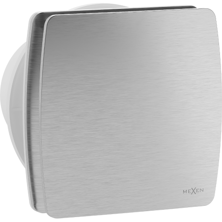 Mexen AXS 100 fürdőszobai ventilátor páratartalom érzékelővel, ezüstszínű - W9601-100H-11