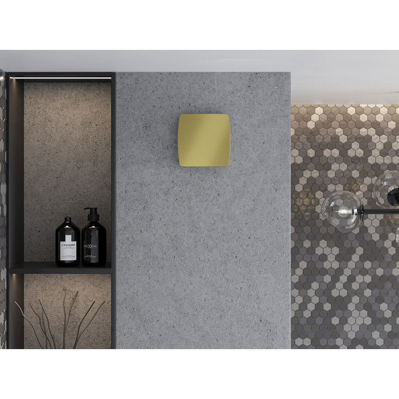 Mexen AXS 100 fürdőszobai ventilátor időzítővel, arany - W9601-100T-50