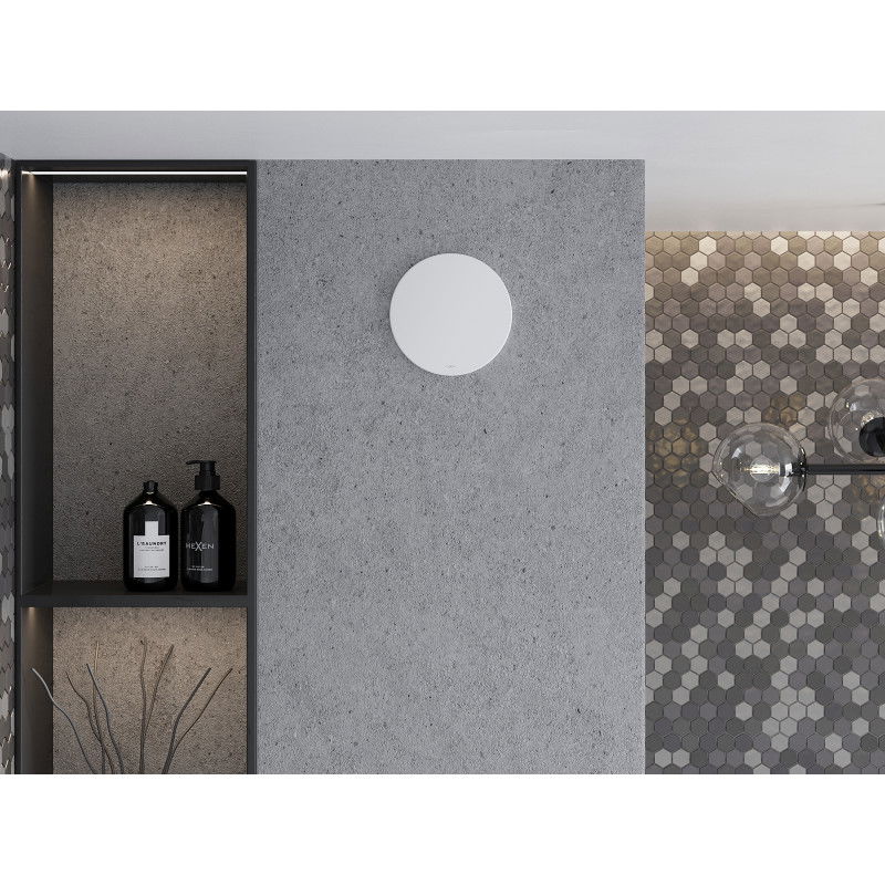 Mexen AXR 100 fürdőszobai ventilátor időzítővel, fehér - W9602-100T-00
