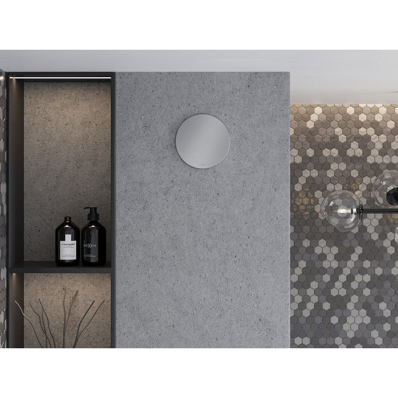 Mexen AXR 100 fürdőszobai ventilátor páratartalom-érzékelővel, ezüst - W9602-100H-11