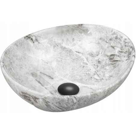 Mexen Elza lavoar pe blat 40 x 33 cm, piatră gri - 21014093