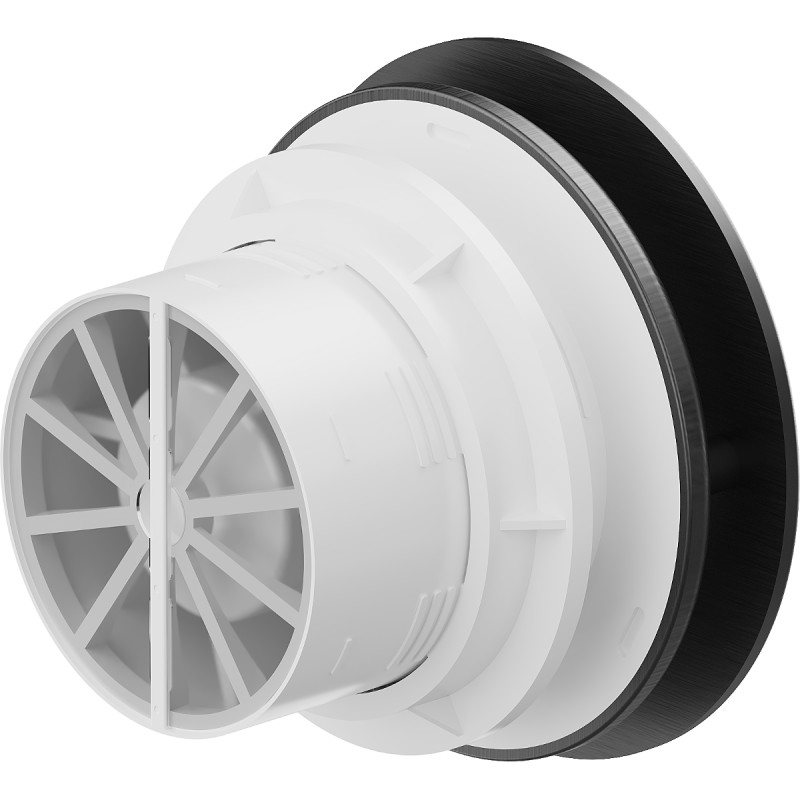 Mexen AXR Ventilator de baie 100, negru - W9602-100-70