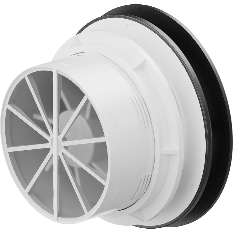 Mexen AXR 150 fekete fürdőszobai ventilátor - W9602-150-70
