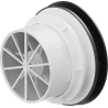 Mexen AXR 150 fürdőszobai ventilátor páratartalom érzékelővel, fekete - W9602-150H-70