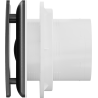 Mexen AXS 100 fürdőszobai ventilátor időzítővel, fekete - W9601-100T-70
