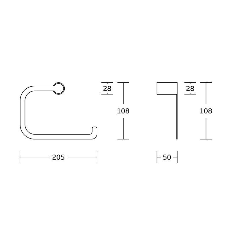 Mexen Base cuier pentru prosop, negru/auriu - 70882321-57