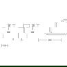 Mexen Base cuier pentru prosop, negru - 70882321-70