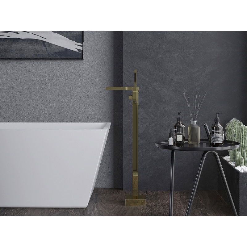 Mexen Algar baterie de cadă independentă, aurie - 75733-50