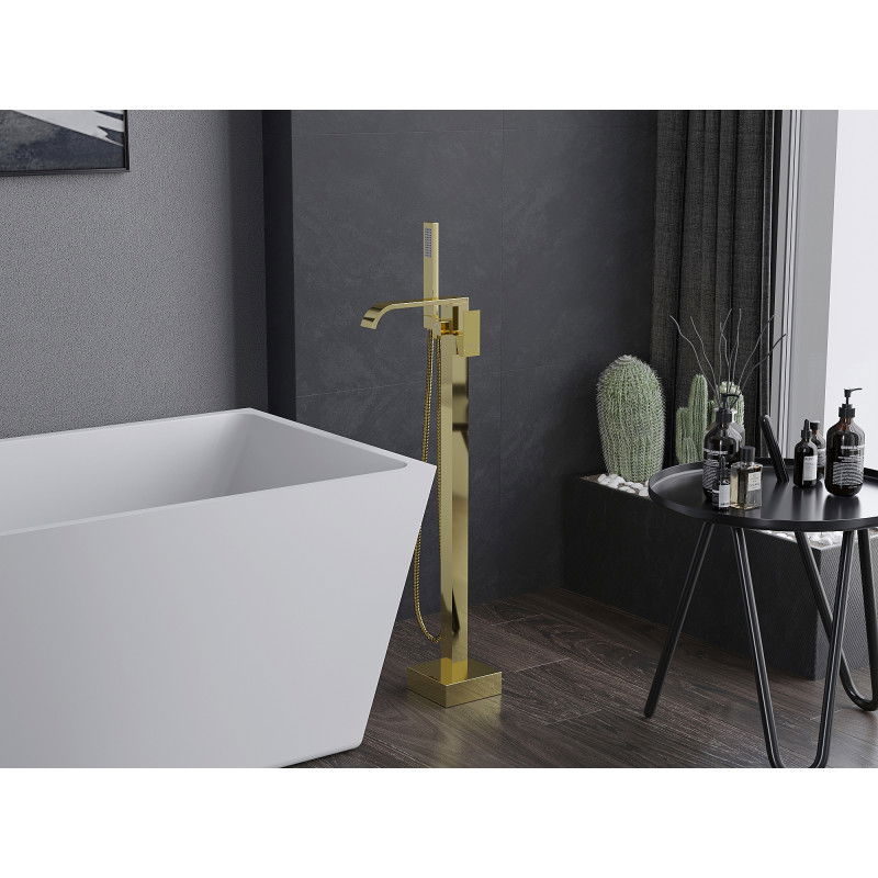 Mexen Lava szabadon álló kádcsaptelep, arany - 752433-50