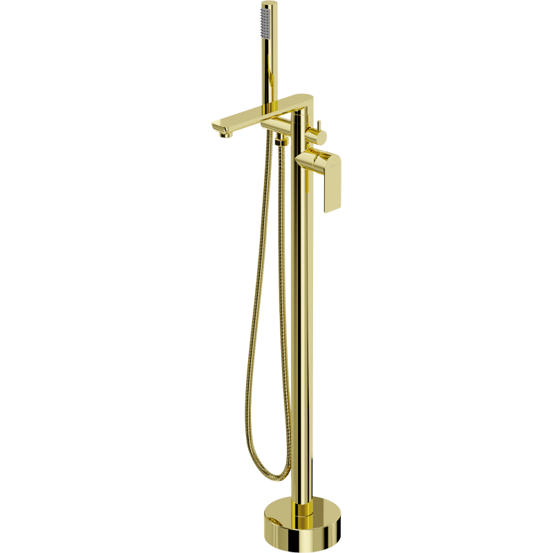 Mexen Leda baterie de baie independentă, aurie - 75633-50