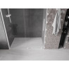 Mexen Velar uși de duș glisante 140 cm, transparent, alb - 871-140-000-01-20