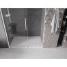 Mexen Velar 150 cm-es tolóajtós zuhanyajtó, átlátszó, fehér - 871-150-000-01-20
