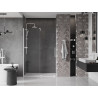Mexen Velar uși de duș glisante 150 cm, transparente, albe - 871-150-000-01-20