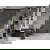 Mexen Velar ușă de duș culisantă 130 cm, transparent, auriu - 871-130-000-01-50