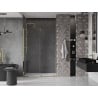 Mexen Velar ușă de duș culisantă 130 cm, transparent, auriu - 871-130-000-01-50