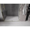 Mexen Velar uși de duș glisante 150 cm, transparent, auriu - 871-150-000-01-50