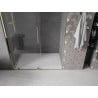 Mexen Velar uși de duș glisante 150 cm, transparent, auriu - 871-150-000-01-50