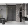 Mexen Velar uși de duș glisante 150 cm, transparent, auriu - 871-150-000-01-50