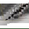 Mexen Velar ușă de duș culisantă 130 cm, transparent, auriu cu aspect periat - 871-130-000-01-55