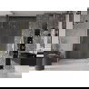Mexen Velar ușă de duș culisantă 130 cm, transparent, auriu cu aspect periat - 871-130-000-01-55