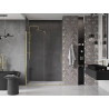 Mexen Velar uși de duș glisante 150 cm, transparente, aurii șlefuite - 871-150-000-01-55
