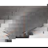 Mexen Velar ușă de duș culisantă 140 cm, transparent, Roz-auriu - 871-140-000-01-60