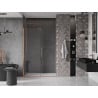 Mexen Velar ușă de duș culisantă 130 cm, transparent, Cupru cu aspect periat - 871-130-000-01-65