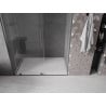 Mexen Velar ușă de duș culisantă 130 cm, transparent, gun gray cu aspect periat - 871-130-000-01-66