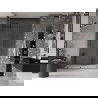 Mexen Velar ușă de duș culisantă 140 cm, transparent, gun gray cu aspect periat - 871-140-000-01-66