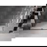Mexen Velar ușă de duș culisantă 150 cm, transparent, neagră - 871-150-000-01-70