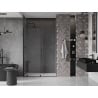Mexen Velar ușă de duș culisantă 160 cm, transparent, neagră - 871-160-000-01-70