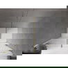 Mexen Velar ușă de duș culisantă 160 cm, transparent, auriu - 871-160-000-01-50
