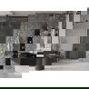 Mexen Velar ușă de duș culisantă 110 cm, transparent, auriu cu aspect periat - 871-110-000-01-55
