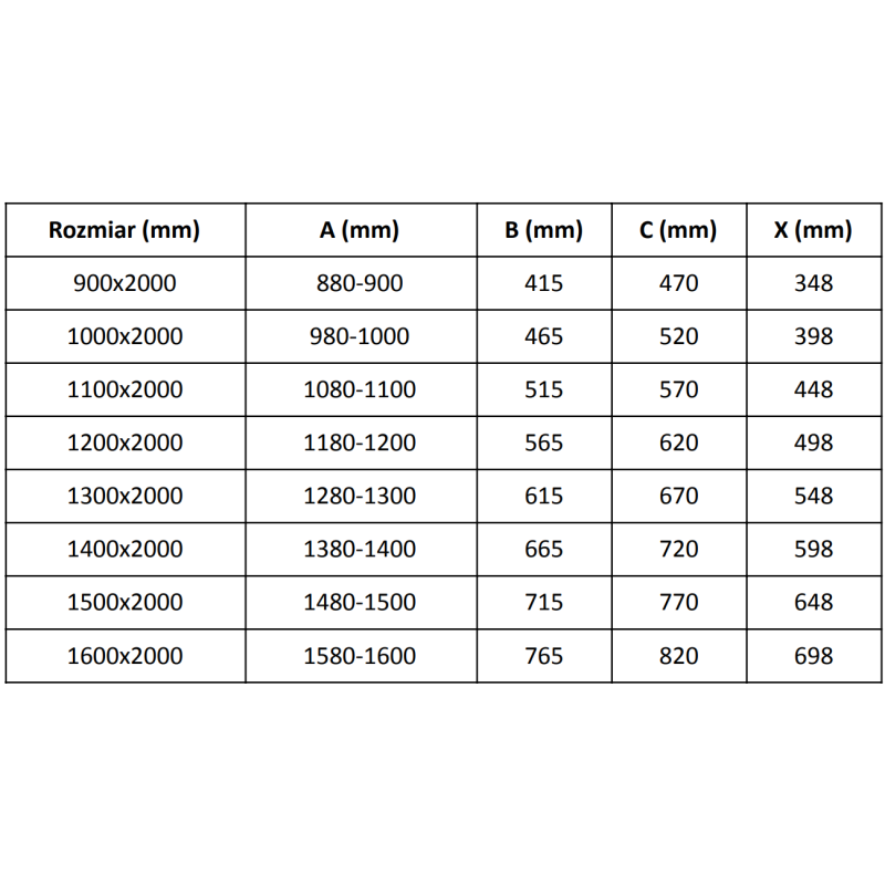 Mexen Velar toló zuhanyajtó 110 cm, átlátszó, króm - 871-110-000-01-01