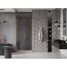 Mexen Velar ușă de duș culisantă 90 cm, transparent, Cupru cu aspect periat - 871-090-000-01-65