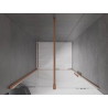 Mexen Velar uşi de duș glisante 110 cm, transparente, cupru periat - 871-110-000-01-65