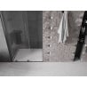 Uși de duș glisante Mexen Velar 110 cm, transparente, gri mat periat - 871-110-000-01-66