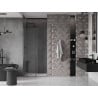 Uși de duș glisante Mexen Velar 110 cm, transparente, gri mat periat - 871-110-000-01-66