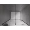 Mexen Velar ușă de duș culisantă 120 cm, transparent, gun gray cu aspect periat - 871-120-000-01-66