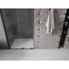 Mexen Velar uși de duș glisante 120 cm, transparente, negre - 871-120-000-01-70