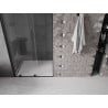 Mexen Velar uși de duș glisante 120 cm, transparent, negre - 871-120-000-01-70