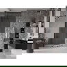 Mexen Velar tolható zuhanyajtó 120 cm, Átlátszó, Fekete - 871-120-000-01-70