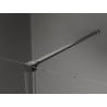 Mexen Velar ușă de duș culisantă 130 cm, transparent, gun gray cu aspect periat - 871-130-000-01-66