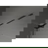 Mexen Velar ușă de duș culisantă 130 cm, transparent, neagră - 871-130-000-01-70