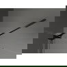 Mexen Velar ușă de duș culisantă 140 cm, transparent, neagră - 871-140-000-01-70