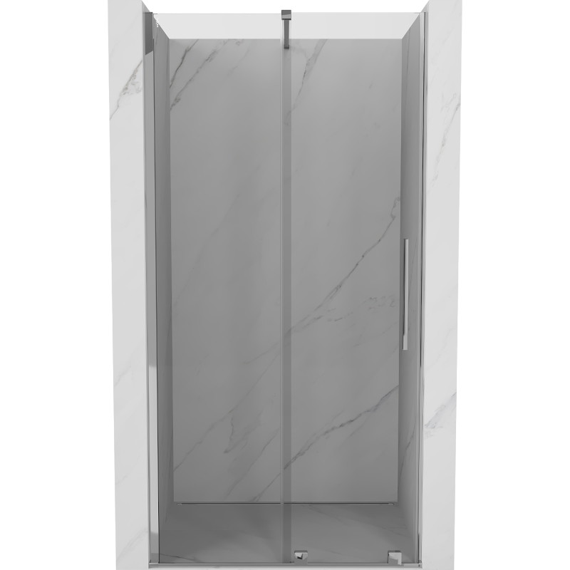 Mexen Velar tolóajtós zuhanyajtó, 100 cm, átlátszó, króm - 871-100-000-01-01