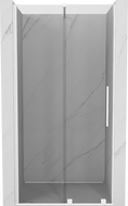 Mexen Velar uși de duș glisante 100 cm, transparente, albe - 871-100-000-01-20