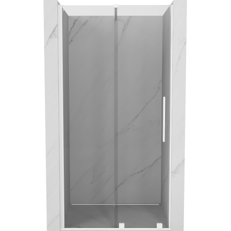 Mexen Velar ușă de duș culisantă 120 cm, transparent, albă - 871-120-000-01-20