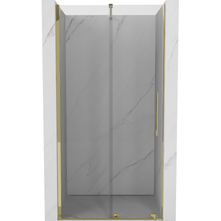 Mexen Velar 110 cm-es tolóajtós zuhanyajtó, áttetsző, aranyszínű - 871-110-000-01-50